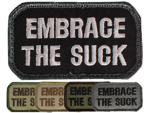 Mil-Spec Monkey Embrace the Suck Embroidered Morale Patch (Color: SWAT)