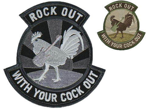 Mil-Spec Monkey Rock Out Hook and Loop Patch 