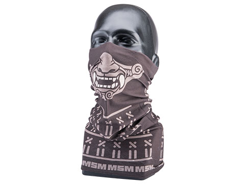 Mil-Spec Monkey Multi Wrap Neck Gaiter (Design: Oni / Dusty Brown)