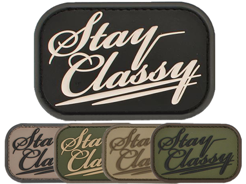 Mil-Spec Monkey Stay Classy PVC Morale Patch (Color: Desert)