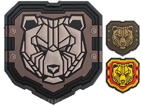 Mil-Spec Monkey Industrial Bear PVC Morale Patch (Color: Urban)