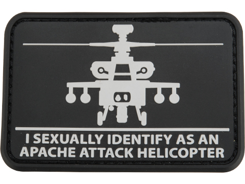 Mil-Spec Monkey Helisexual PVC Morale Patch (Color: Urban)