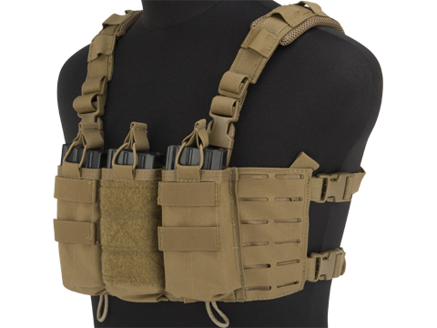 Mission Spec MagRack 5 5.56mm Chest Rig and Rack Strap Package (Harness: Enhanced / Coyote)