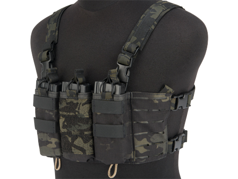 Mission Spec MagRack 5 5.56mm Chest Rig and Rack Strap Package (Harness: Standard / Multicam Black)