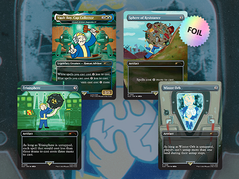 Magic: The Gathering Secret Lair: Fallout Exclusive Playing Cards (Model: Vault Boy)