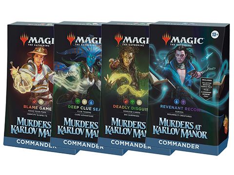 Magic: The Gathering Murders at Karlov Manor: Clue Edition Commander Deck (Model: Full Set)