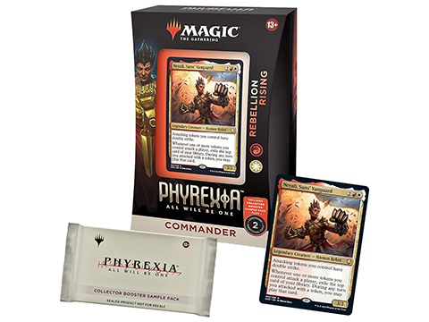 Magic: The Gathering Phyrexia: All Will Be One Commander Deck w/ Collector Booster Sample Pack (Model: Rebellion Rising)
