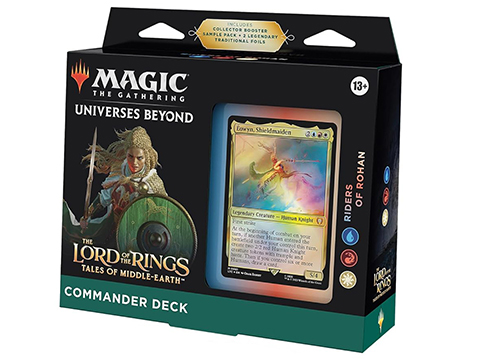 Magic: The Gathering Lord of the Rings Tales of Middle-Earth Commander Deck (Model: Riders of Rohan)