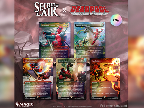Secret Lair x Marvel\'s Deadpool Foil Edition