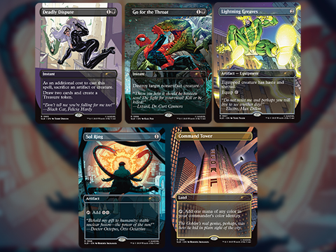 Magic: The Gathering Secret Lair x Marvel's Spider-Man: Villainous Plots 