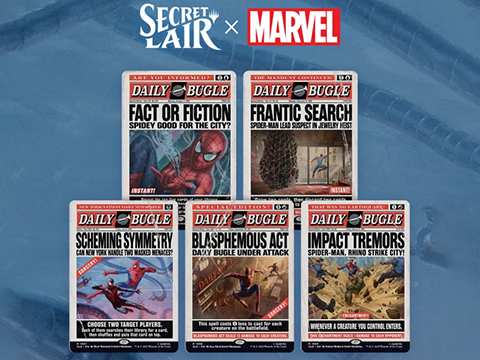 Magic: The Gathering Secret Lair x Marvel's Spider-Man: Daily Bugle Breaking News 