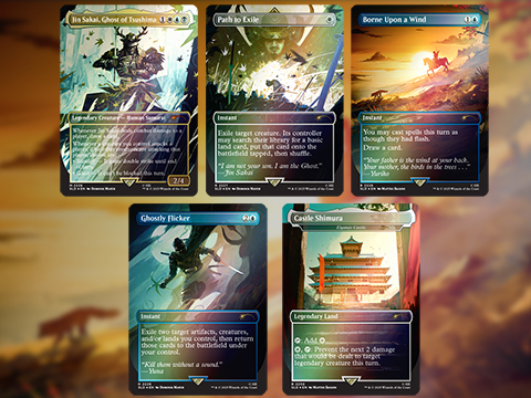 Magic: The Gathering Secret Lair x Ghost of Tsushima (Model: Rainbow Foil Edition)