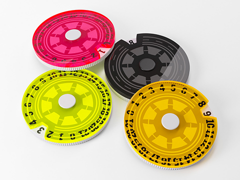 Gamegenic Single Dial Life Counters (Model: Pack of 4)