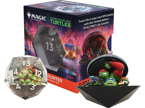 Sirius Dice x Magic: The Gathering x Teenage Mutant Ninja Turtles 55mm Spindown Life Counter