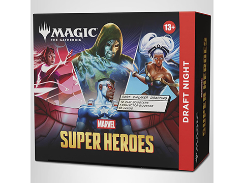 Magic: The Gathering x Marvel Super Heroes Draft Night Booster Box
