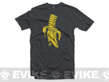 Black Rifle Division Banana Clip T-Shirt  - Charcoal (Size: Medium)