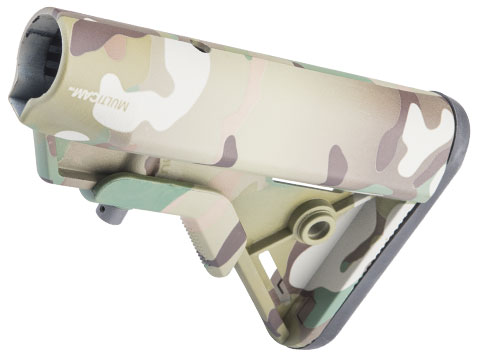 ZCI SOPMOD Retractable Enhanced Crane Stock for M4/M16 Series Airsoft AEG Rifles (Color: Camo)