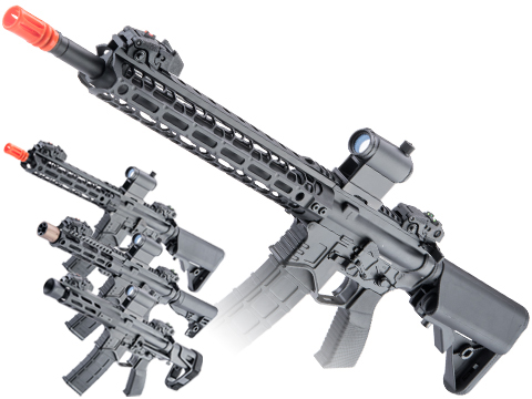 Matrix IMF MC65 Series M4 Gas Blowback Airsoft Rifle by Golden Eagle (Model: 7 M-LOK / Black)