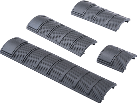 Matrix Polymer Arrow Rail Cover Set (Color: Black / 4 Piece Set)