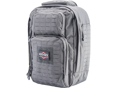 Matrix 45L Laser Cut Multi-Day EDC Assault Pack Backpack (Color: Grey)