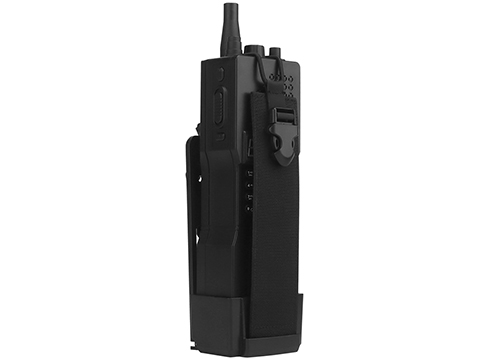 Matrix PRC-152 Dummy Radio & Speed Loader w/ Carrying Pouch & Dummy Antenna (Color: Black / Functional Screen)