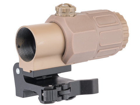 Element WY Series 3X Magnifier w/ Flip to Side Mount (Model: WY160 / Tan)