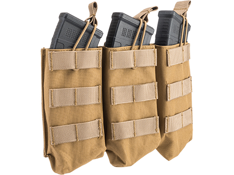 Matrix Triple AK Open Top Magazine Pouch (Color: Tan)