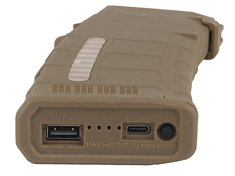 Matrix Dummy M4 Magazine 18650 Battery Power Bank (Color: Tan / Case Only)