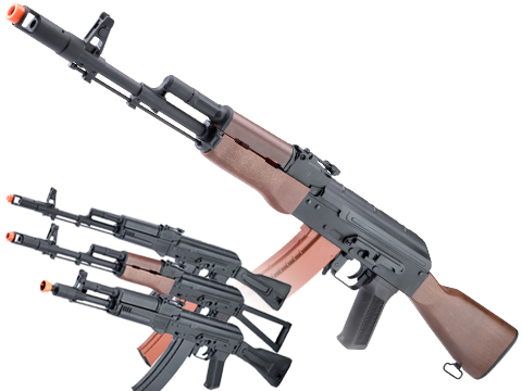 Matrix / S&T AK Series Airsoft AEG Rifle w/ G3 Electronic Trigger QD Spring Gearbox (Model: AK-74N / Faux Wood)