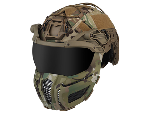 Matrix Vanguard Detachable Full Face Helmet System (Color: Multicam)