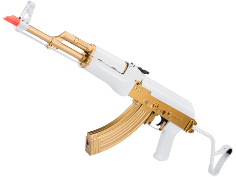 Matrix Golden AIMS AKM Airsoft AEG Rifle w/ Side Folding Wire Stock