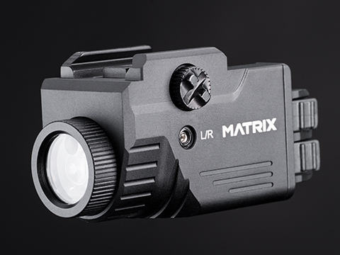 Matrix Max-Luminous Weapon Mount Combat Flashlight (Model: PL560G 560 Lumen w/ Green Laser)