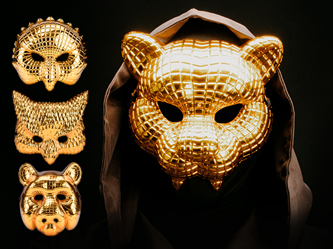 Matrix Gold VIP Animal Mask 