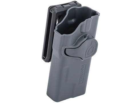 EMG Matrix Hardshell Adjustable Holster for Hudson H9 Series Pistols (Color: Grey / Belt Attachment)