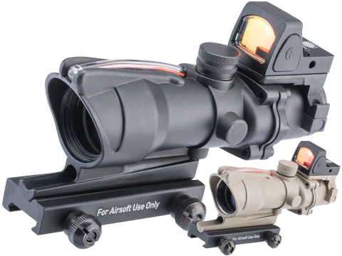 Matrix 4X32 Magnification Illuminated Red Dot w/ Red Dot Sight 