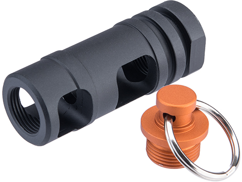 Matrix PLUG Muzzle Protection Keychain + 14mm Flash Hider Set (Type: Muzzle / 14mm Positive)