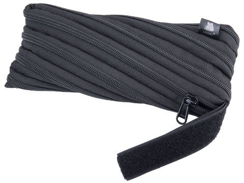 Matrix Zipper Storage Pouch (Color: Black)