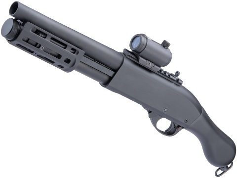 Matrix Tactical M-LOK Spring Powered Airsoft Tri-Shot Shotgun (Model: S-II / Black)