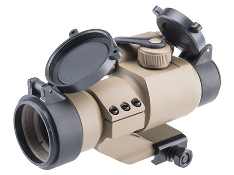 Matrix Military Type 1x30 Red & Green Dot Sight w/ QD Cantilever Mount (Model: High Mount / Tan)