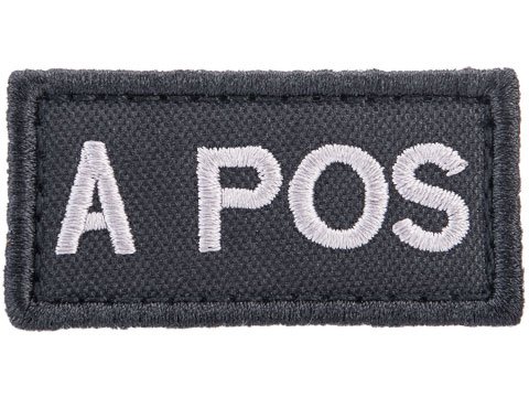 Matrix Military Spec. Blood Type Hook and Loop Patch (Type: A POS)