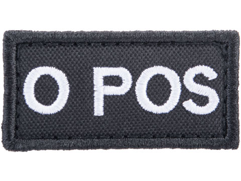 Matrix Military Spec. Blood Type Hook and Loop Patch (Type: O POS)