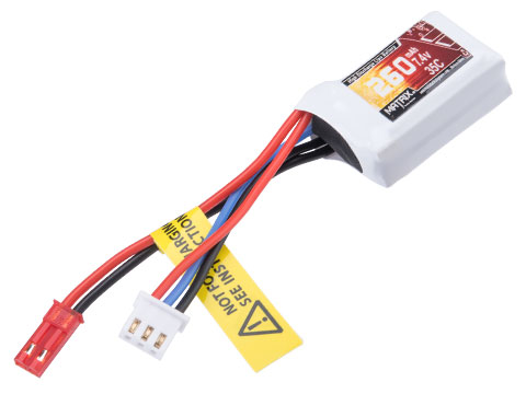 Matrix 7.4V 260mAh 35C Compact LiPo Airsoft Battery