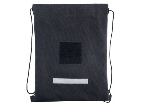Matrix 600D Tactical Drawstring Bag (Color: Black)