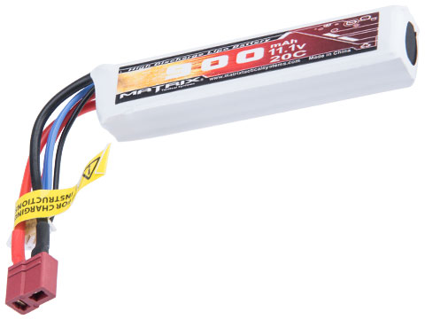 Matrix High Performance 7.4V Stick Type Airsoft LiPo Battery (Model:  1000mAh / 20C / Small Tamiya & Long Wire)