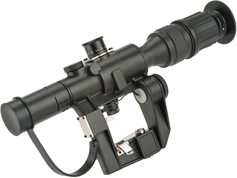 Matrix Illuminated PSO-1 Type Scope for Dragonov SVD Sniper Rifle Series (Color: Black / 4x24)