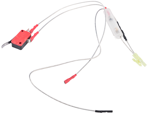 Matrix Reinforced Wiring w/ Fuse for M249 Series Airsoft AEG (Model: Wiring to the Front)