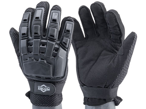 Matrix Full Finger Tactical Gloves (Color: Black / Small)