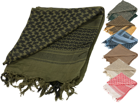 Matrix Woven Coalition Desert Shemagh / Scarves (Color: Tan - Brown)