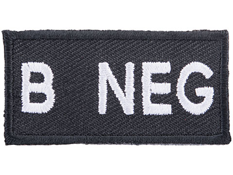 Matrix Military Spec. Blood Type Hook and Loop Patch (Type: B NEG)