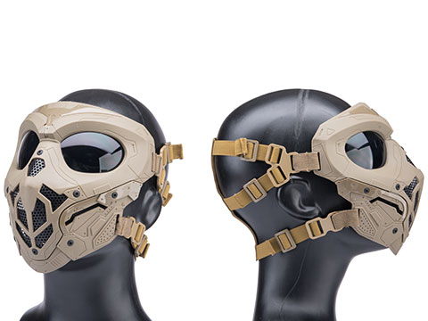 Matrix Lurker Full Face Mask (Color: Tan)